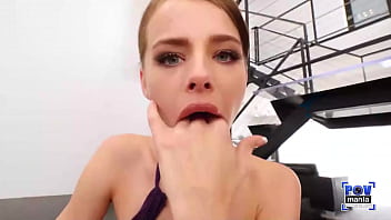 Skinny chick likes dick! Thin cutie Jillian Janson takes Miles Long's shaft between her soft hands, inside her wet mouth & warm pussy before eating his cum! Full Video, Photos & More @ PovMania.com!